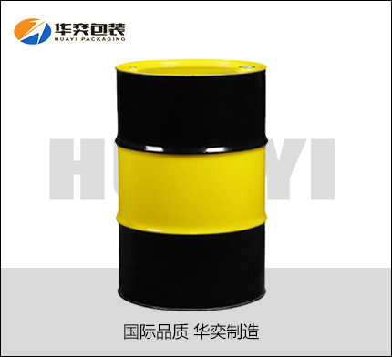 黑加黃烤漆桶